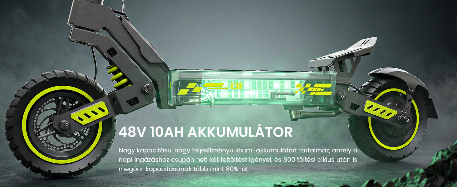 48V 10Ah akkumulátor