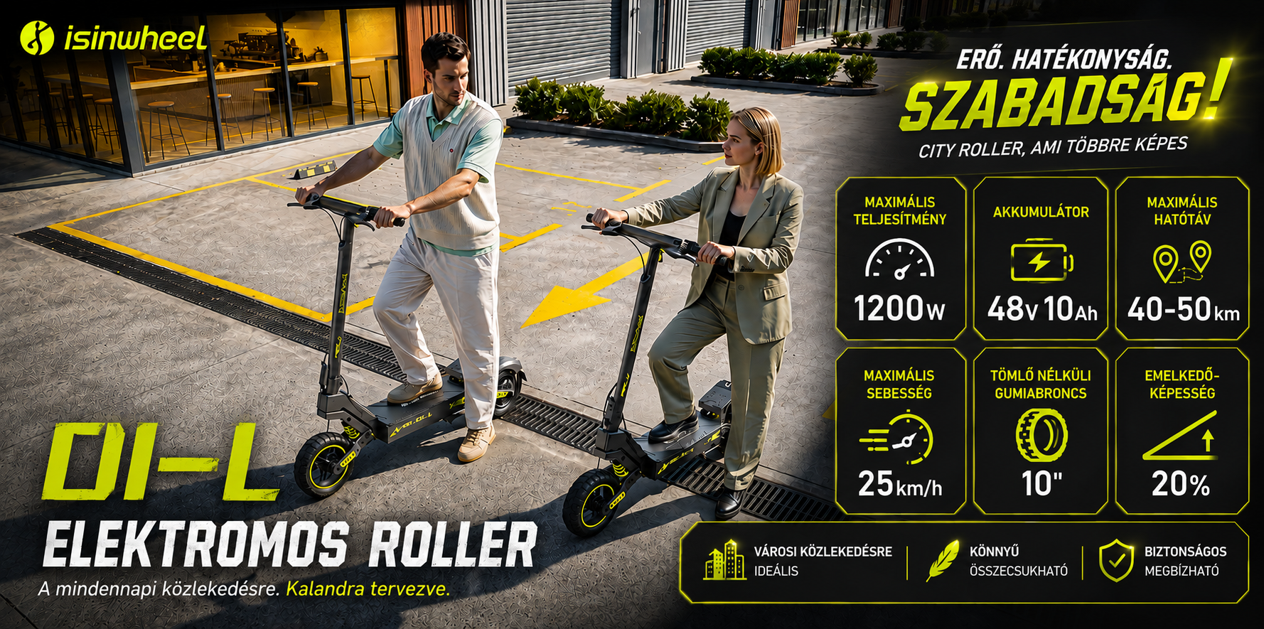 iSinwheel D1L - fejléc