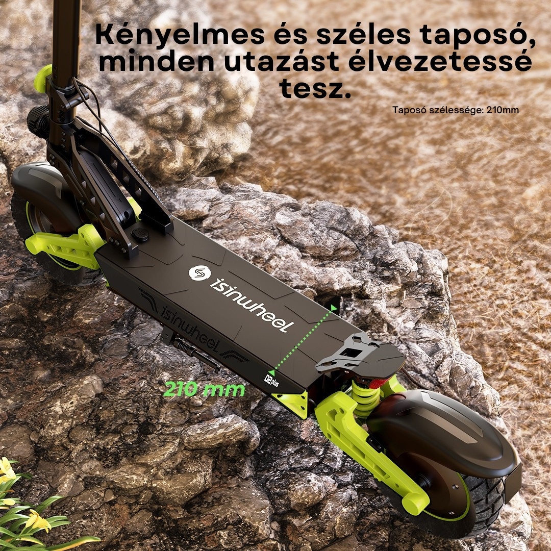 Extra széles csúszásmentes pedálok