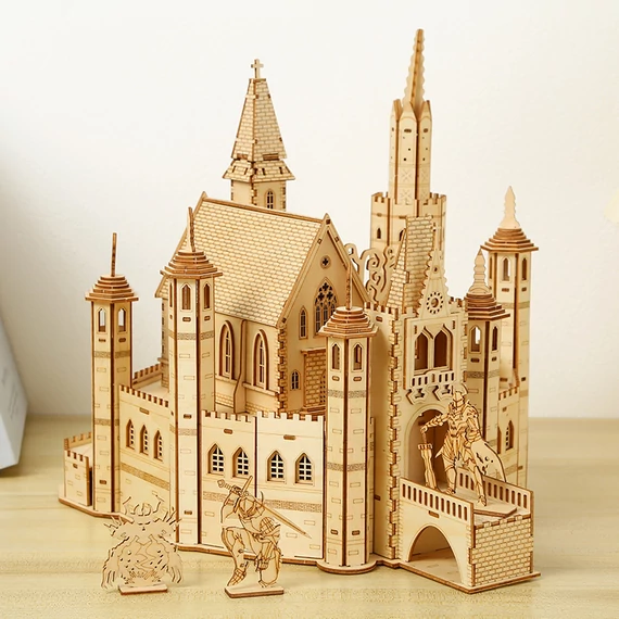 LeWood 3D Fa Puzzle Knight Castle Diorama