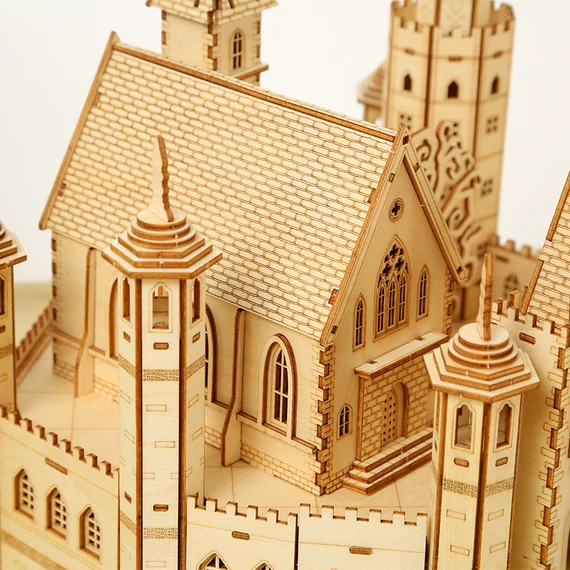 LeWood 3D Fa Puzzle Knight Castle Diorama