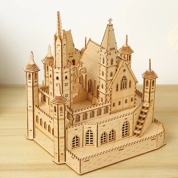 LeWood 3D Fa Puzzle Knight Castle Diorama