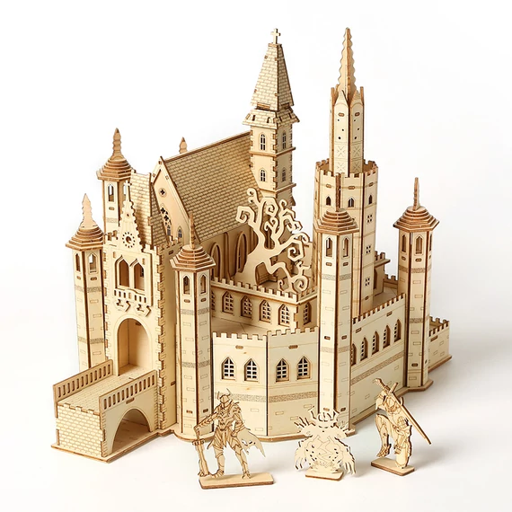 LeWood 3D Fa Puzzle Knight Castle Diorama