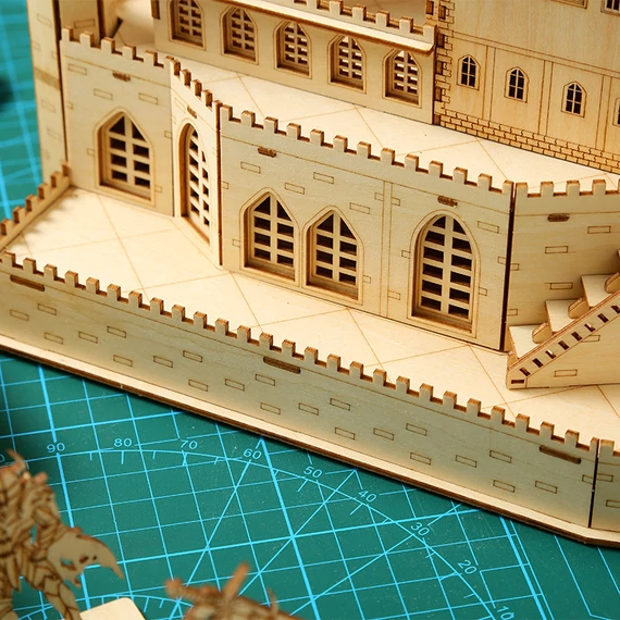 LeWood 3D Fa Puzzle Knight Castle Diorama