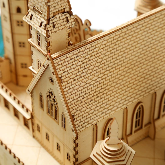 LeWood 3D Fa Puzzle Knight Castle Diorama