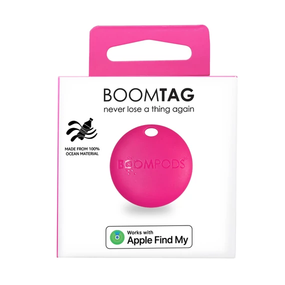 Boompods BoomTag Apple Pink Nyomkövető Kulcstartó