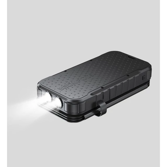 Boompods Neutron Fold 16000mAh-es Kinyitható Napelemes Powerbank - Fekete