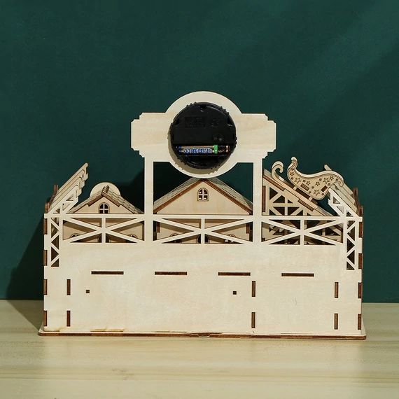 LeWood 3D Fa Puzzle Santa's Factory diorama