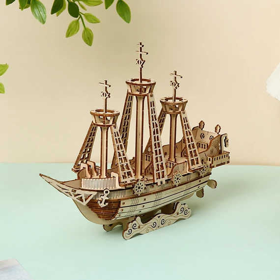 LeWood 3D Fa Puzzle The Flying Dutch Ship