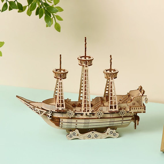LeWood 3D Fa Puzzle The Flying Dutch Ship