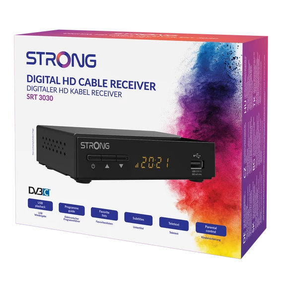 Strong SRT3030 HD kábel vevőkészülék / Set-Top-Box