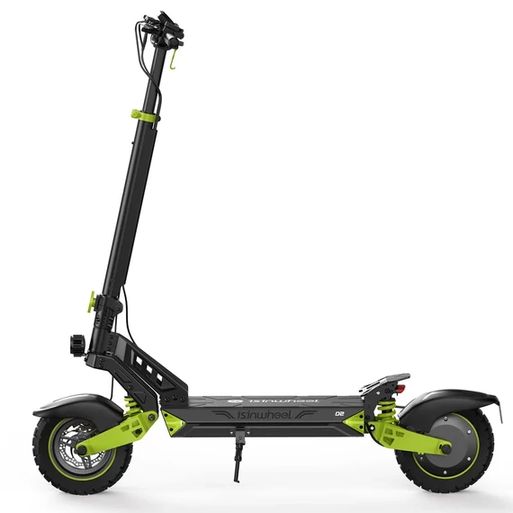 Isinwheel D2 Green Prémium Elektromos Roller – 48v, 15.6Ah, 1000W, 55 km