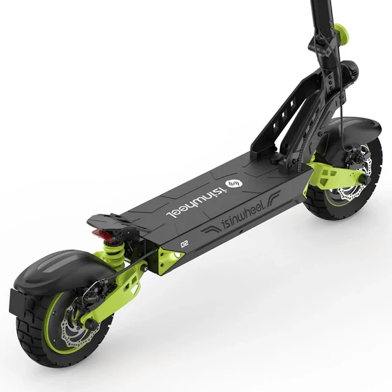 Isinwheel D2 Green Prémium Elektromos Roller – 48v, 15.6Ah, 1000W, 55 km