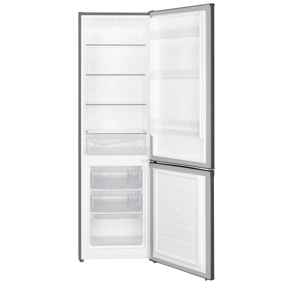 Gaba GH-265XE alulfagyasztós kombinált hűtőszekrény 262 L inox