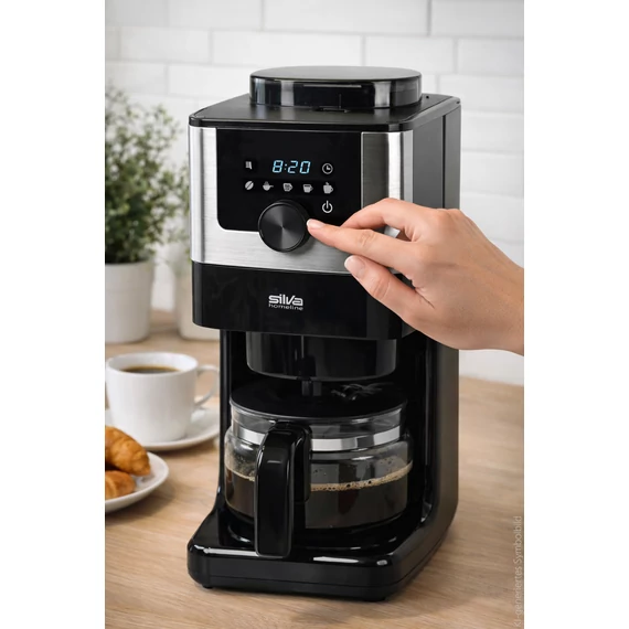 Silva Schneider KA-M 200 inox kávéfőző - őrlő funkcióval