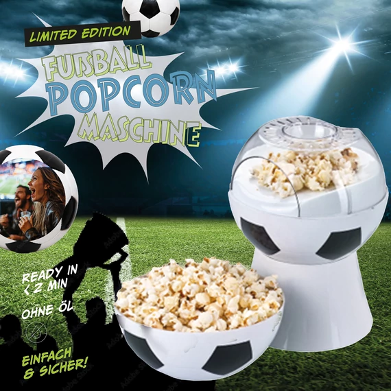 Silva Schneider WMP 2026 Focilabda alakú Popcorn készítő