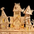 LeWood 3D Fa Puzzle Halloween House Diorama