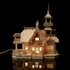 LeWood 3D Fa Puzzle Villa with light