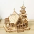 LeWood 3D Fa Puzzle Villa with light