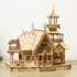 LeWood 3D Fa Puzzle Villa with light
