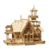 LeWood 3D Fa Puzzle Villa with light